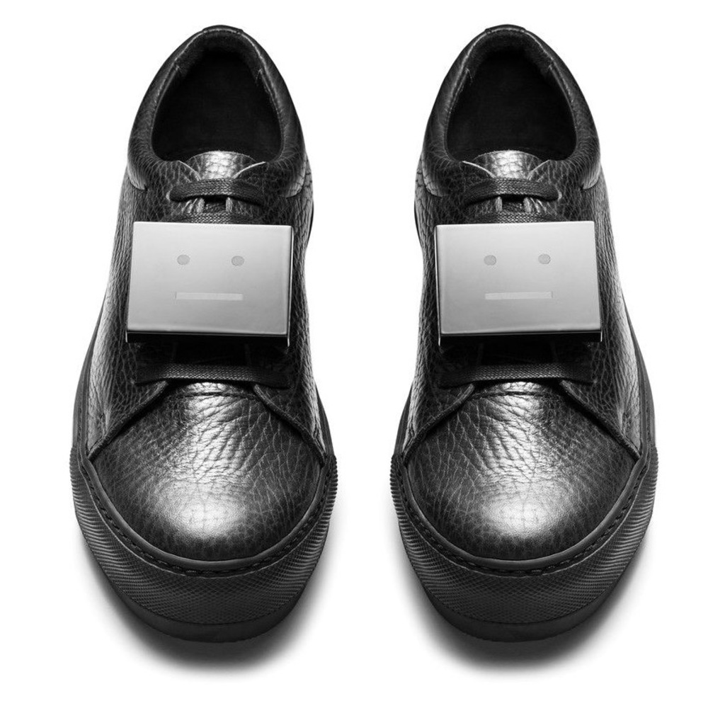 Acne Studios Adriana Grain leather sneakers
